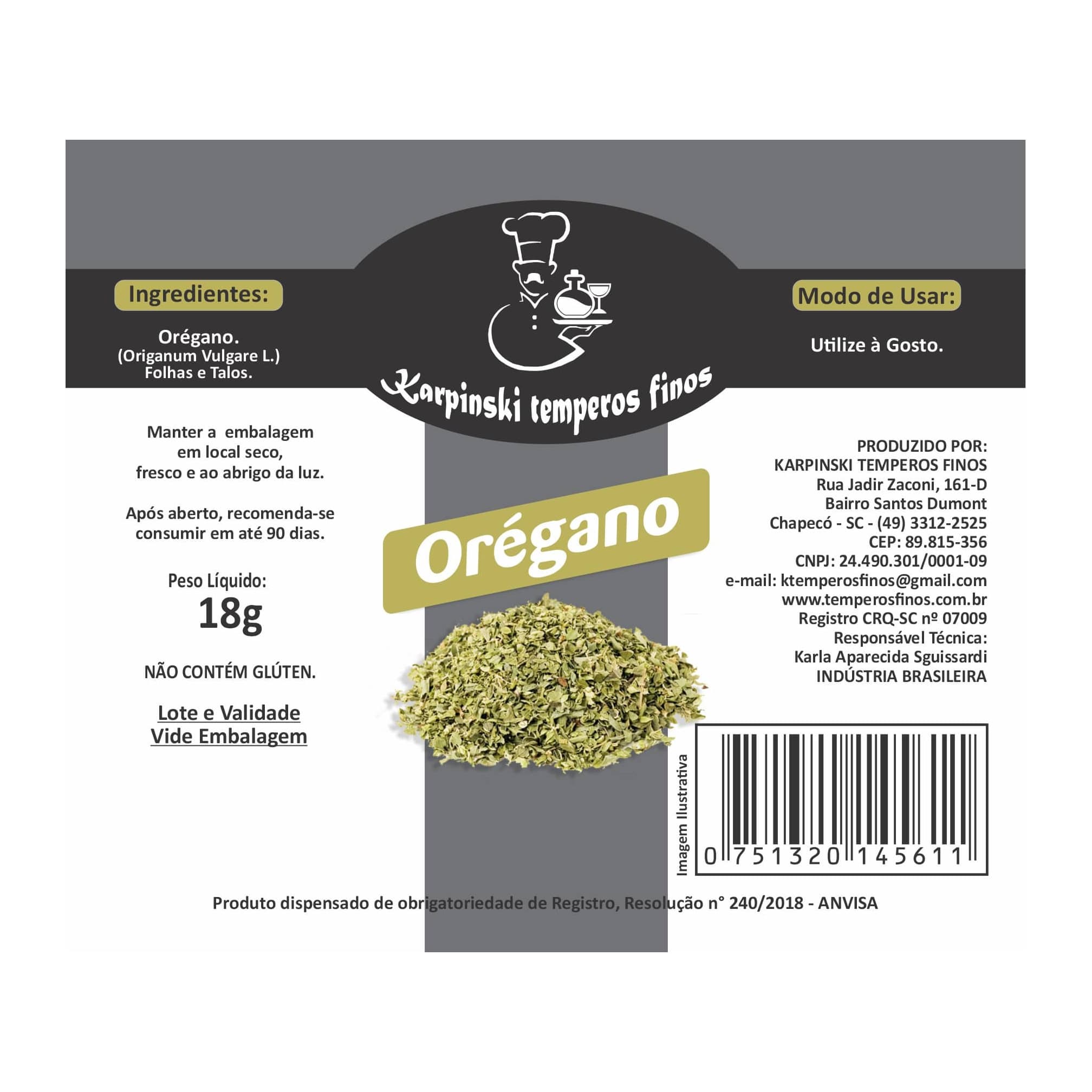 Orégano – Tempero Aromático Karpinski Temperos Finos - foto 2
