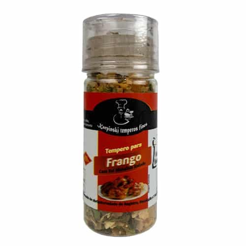 Tempero Completo para Frango com Moedor Karpinski Temperos Finos 80 g