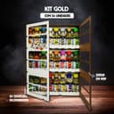 Kit Gold com 24 temperos Karpinski Temperos Finos em caixa de MDF branca