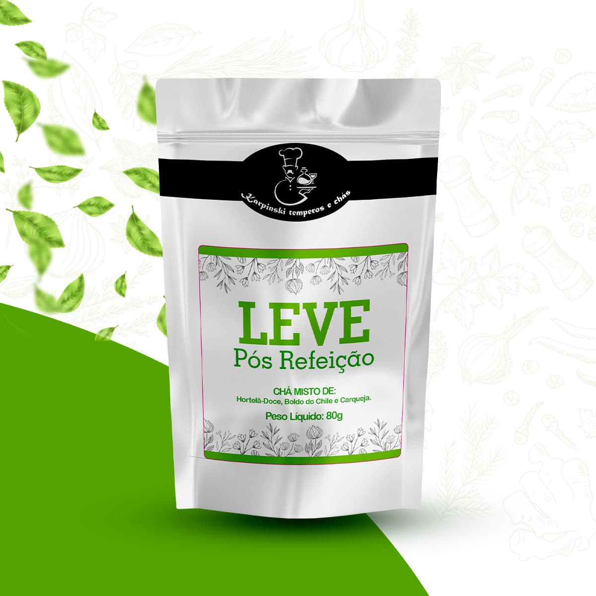 Chá Leve Pós-Refeição Karpinski Temperos Finos