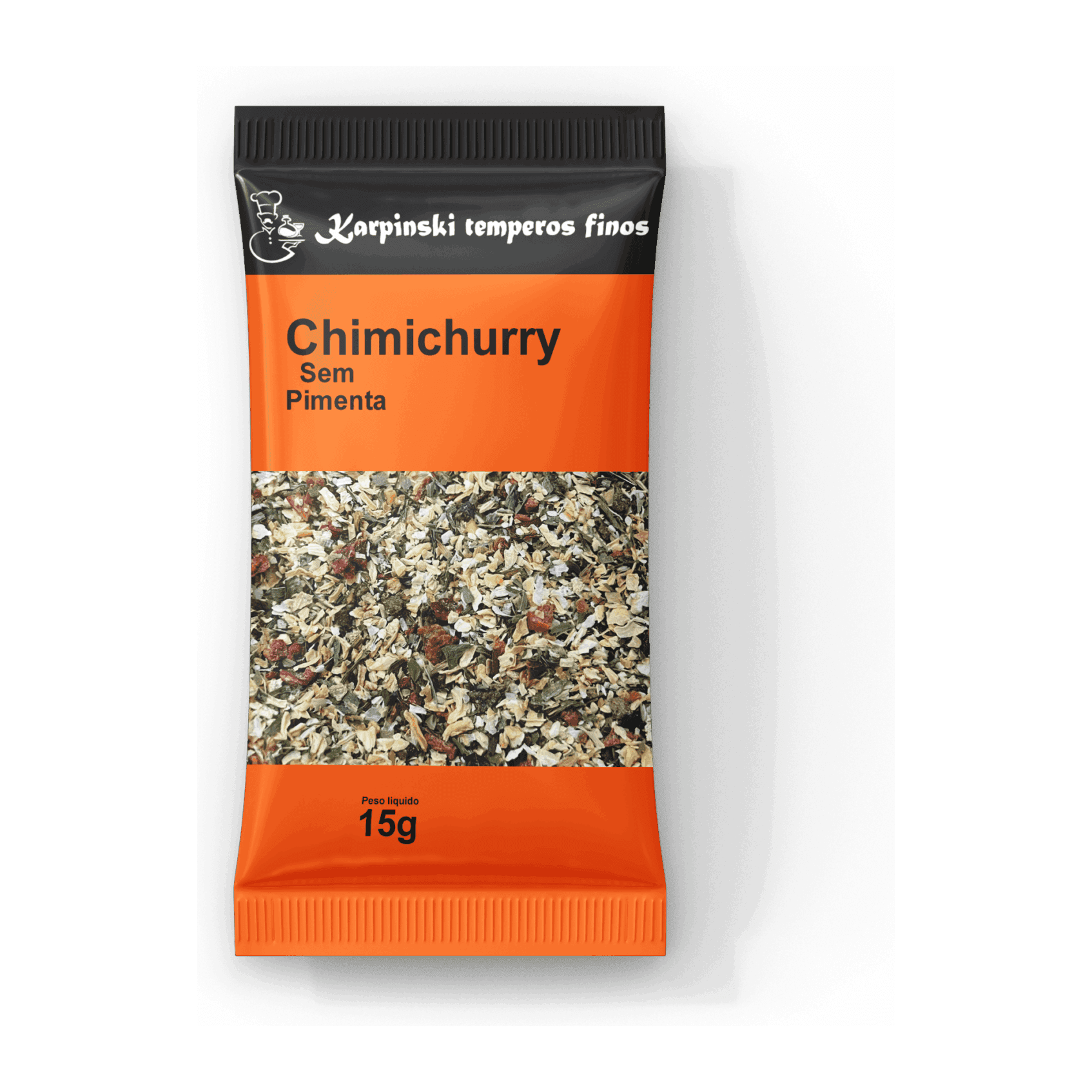 Tempero Chimichurri sem Pimenta Karpinski Temperos Finos em sachê