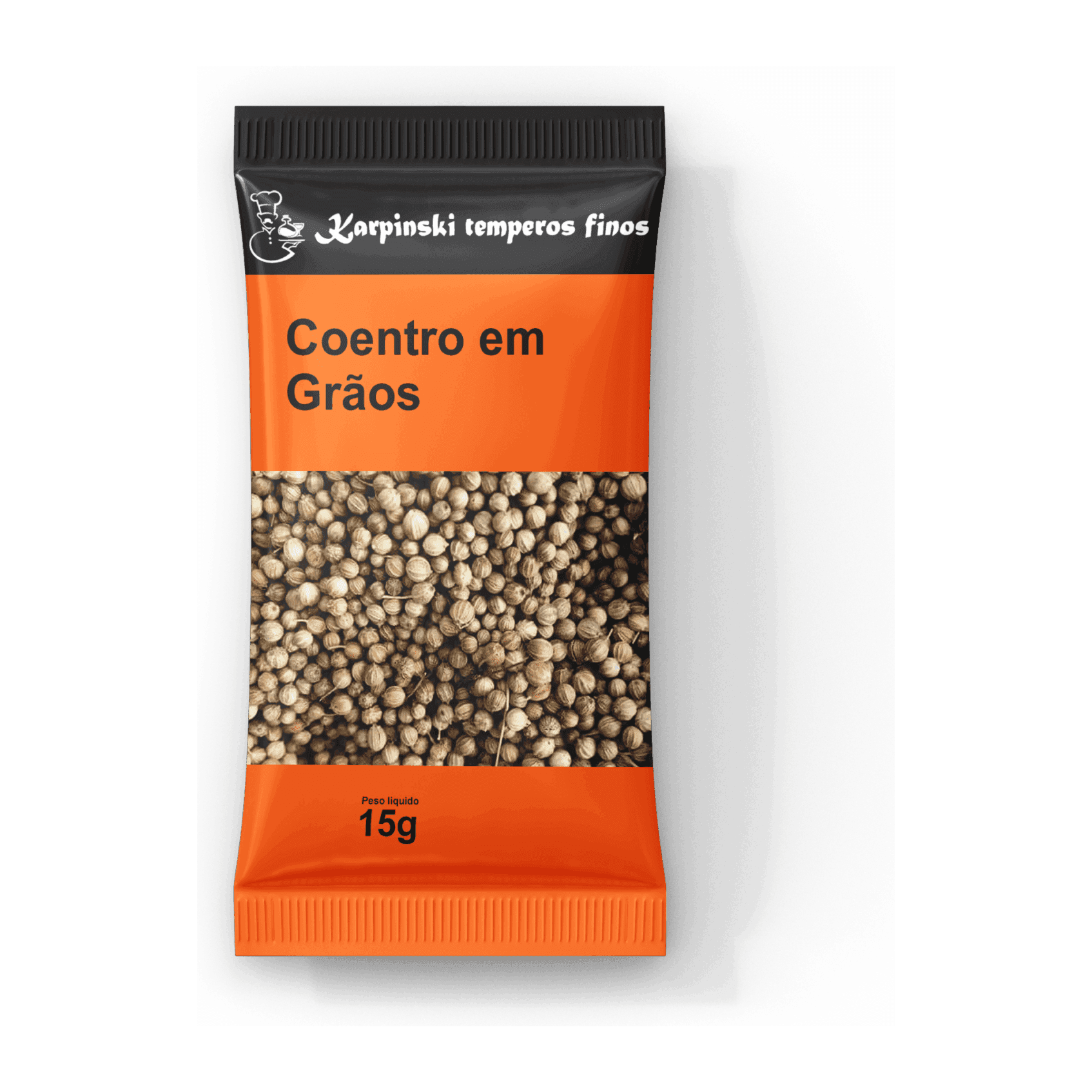 Tempero Coentro em Grãos Karpinski Temperos Finos em sachê