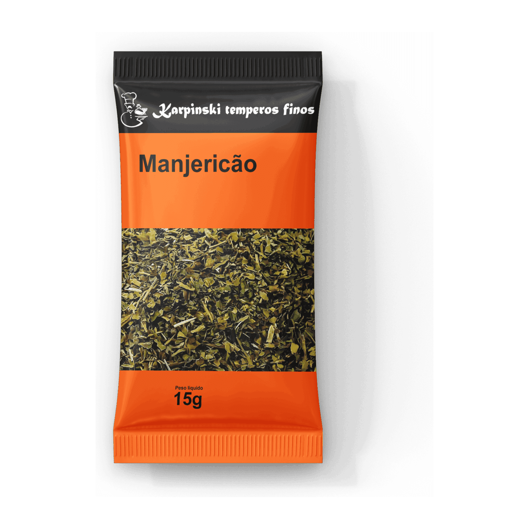 Tempero Manjericão Karpinski Erva Aromática Temperos Finos em sachê