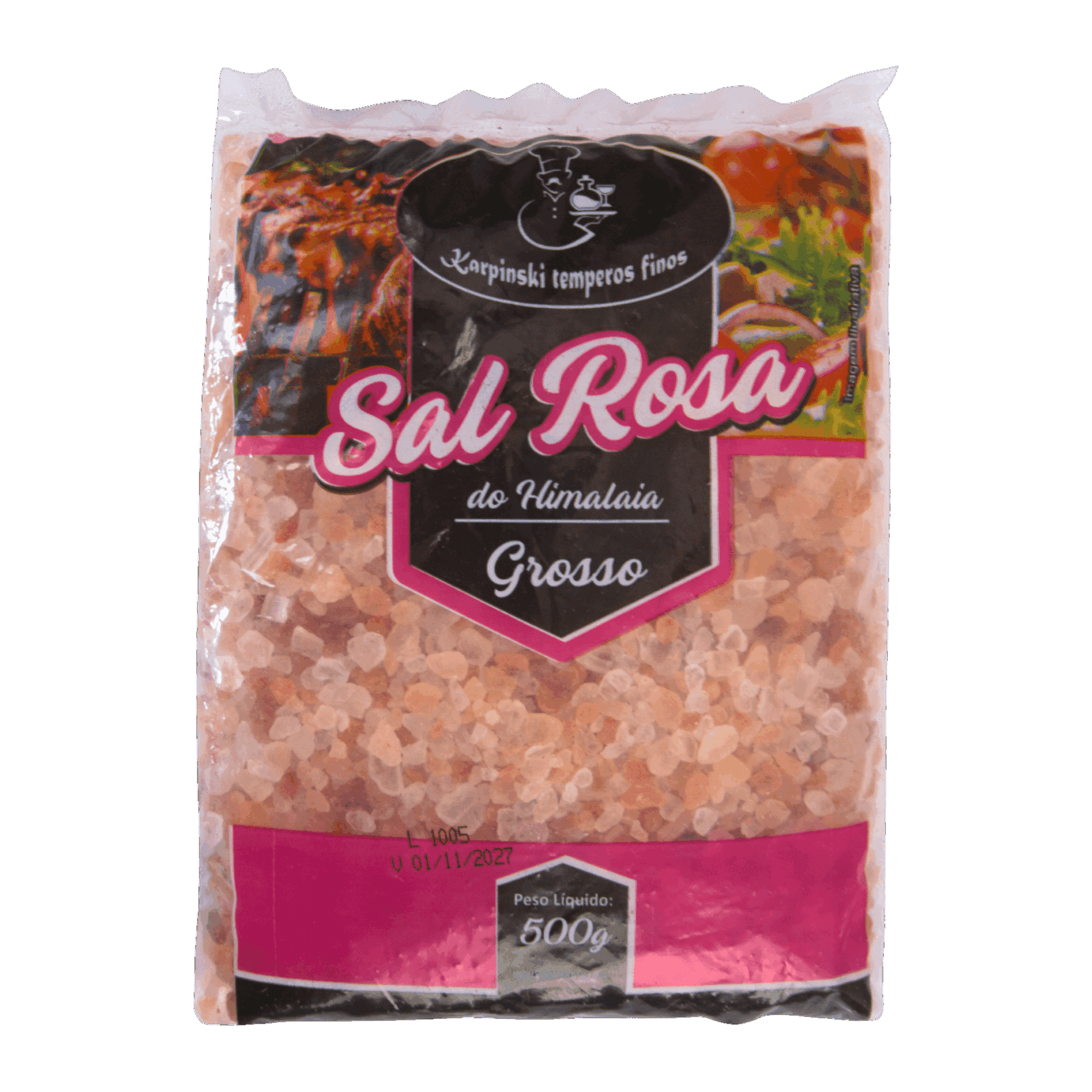 Sal Grosso Rosa do Himalaia Pacote Karpinski Temperos Finos