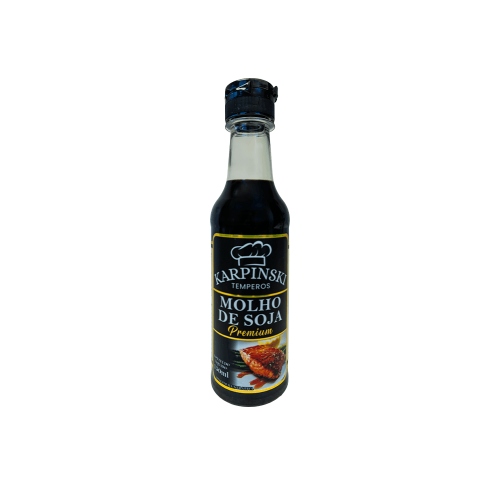 Molho de Soja Premium 150ml Karpinski Temperos Finos