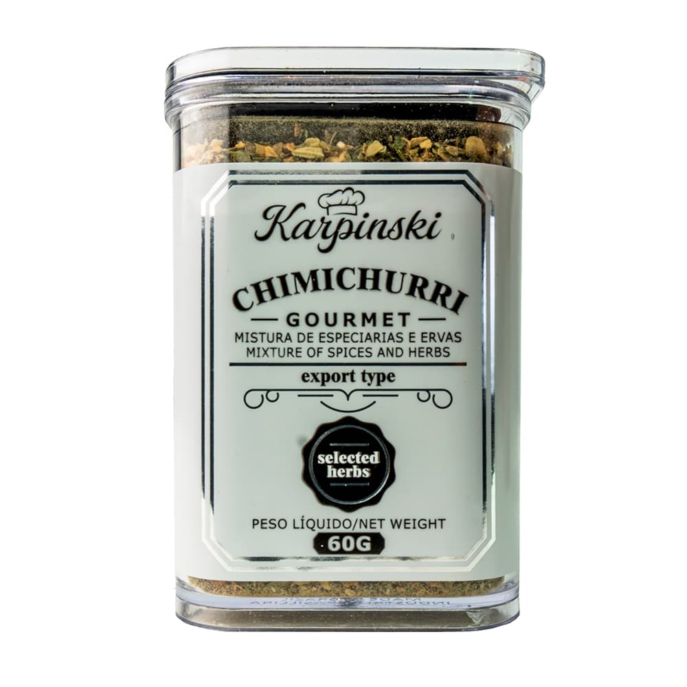 Tempero Chimichurri Gourmet Karpinski Temperos Finos 60g