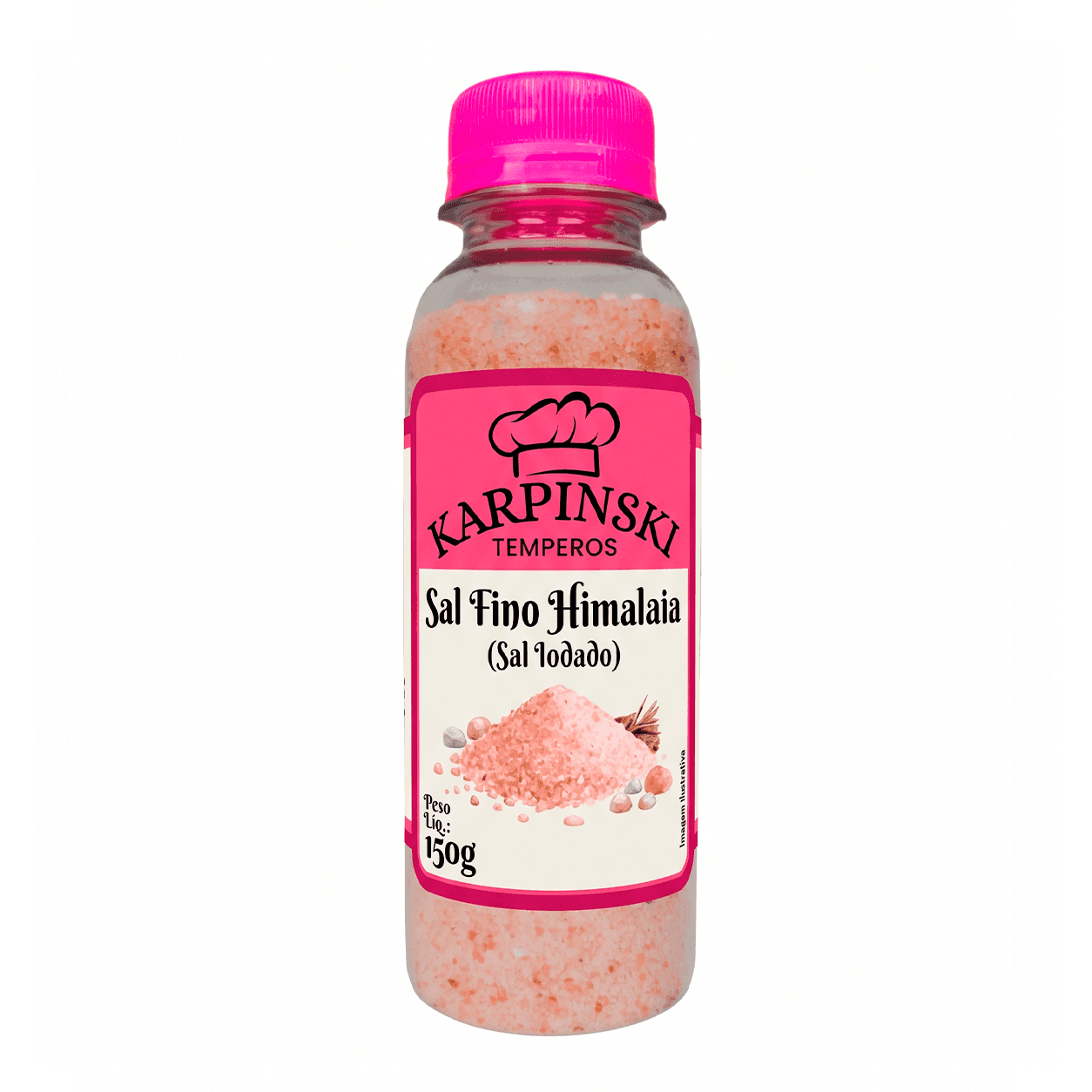 Sal do Himalaia Rosa Iodado Karpinski