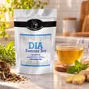 Chá Dia Summer Tea Karpinski 80 g — com chá preparado em xícara
