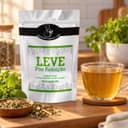 Chá Leve Pós-Refeição Karpinski 80 g — com chá preparado em xícara
