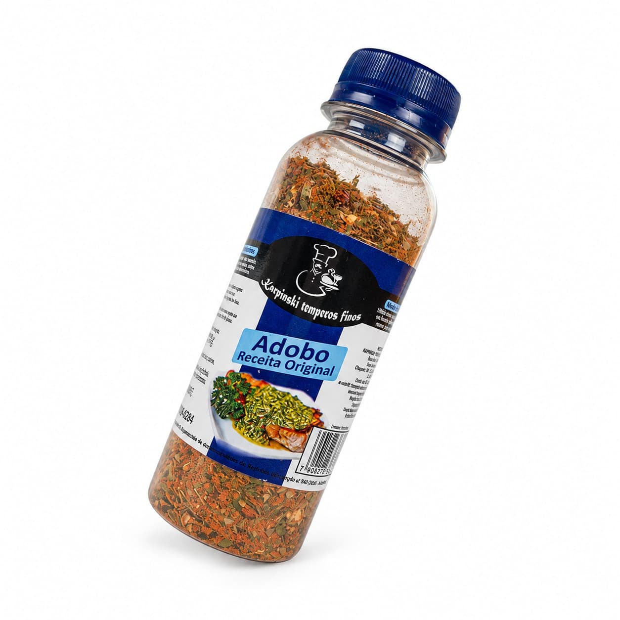 Tempero Adobo Completo Karpinski — embalagem em fundo branco