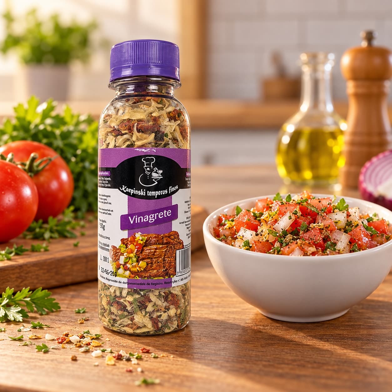 Tempero Vinagrete Karpinski 50 g — com vinagrete de tomate
