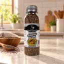 Sementes de Chia Karpinski 70 g — na bancada da cozinha