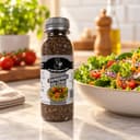 Sementes de Chia Karpinski 70 g — com salada de folhas verdes
