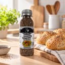 Sementes de Chia Karpinski 70 g — ao lado de pãezinhos caseiros