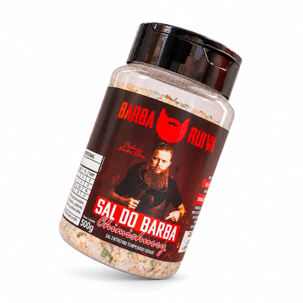 Sal do Barba Chimichurry Barba Ruiva 500 g — embalagem em fundo branco