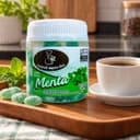 Bala de Menta Karpinski 120 g — no preparo com café servido em bandeja