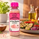 Sal do Himalaia Rosa Iodado Karpinski 150 g — com legumes grelhados