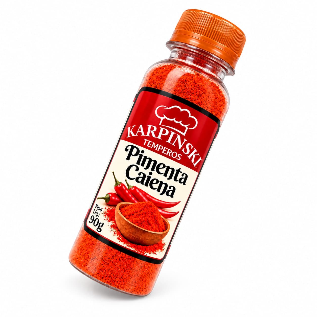 Pimenta Caiena Karpinski 90 g — embalagem em fundo branco