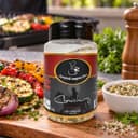 Sal Grosso com Chimichurri Karpinski 500 g — no preparo com legumes grelhados