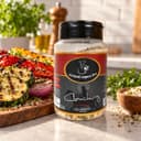 Sal Grosso com Chimichurri Karpinski 500 g — com legumes grelhados