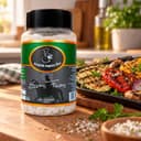 Sal Grosso com Ervas Finas Karpinski 500 g — com legumes grelhados