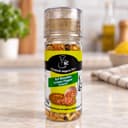 Sal do Himalaia com Lemon Pepper Moedor Karpinski 70 g — detalhe da embalagem e do rótulo