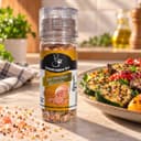Sal do Himalaia com Mostarda Moedor Karpinski 85 g — com legumes grelhados