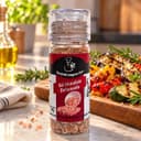 Sal Himalaia Defumado Moedor Karpinski 90 g — com legumes grelhados