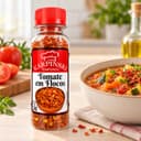 Tomate em Flocos Desidratado Karpinski 33 g — ao lado de ensopado de legumes