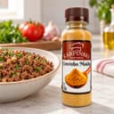 Tempero Cominho Moído Karpinski 55 g — ao lado de carne moída cozida