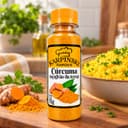 Cúrcuma em Pó Açafrão-da-Terra Karpinski 75 g — no preparo com arroz dourado