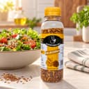 Mix de Linhaça Karpinski — com salada de folhas verdes