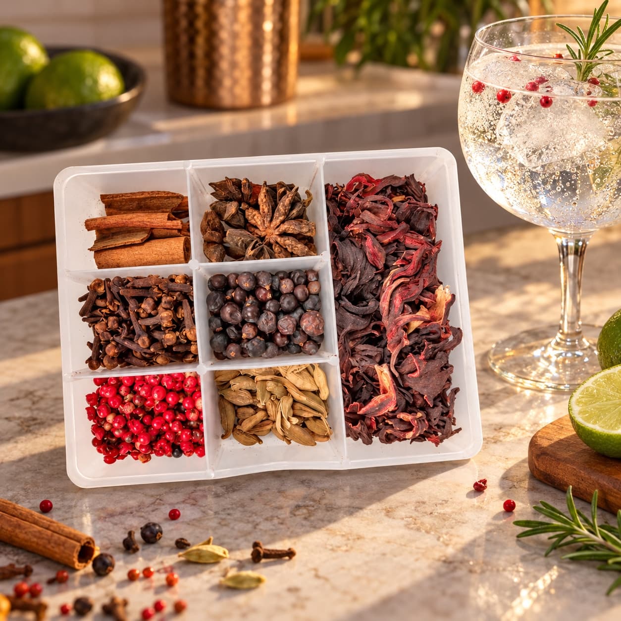 Kit Meu Gin Gourmet Karpinski — com bebida de tônica com gelo