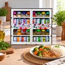 Kit Premium com 16 Temperos Karpinski — ao lado de refeição com arroz e legumes