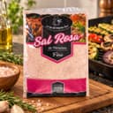 Sal Fino Rosa do Himalaia Pacote Karpinski 500 g — no preparo com legumes grelhados