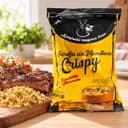 Farofa de Mandioca Crispy Crocante Karpinski 200 g — ao lado de refeição de churrasco
