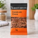 Canela em Casca em Sachê Karpinski 15 g — detalhe da embalagem e do rótulo