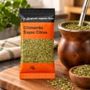 Chá Chimarrão Especial Citrus Karpinski 15 g — no preparo com chimarrão preparado em cuia