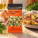 Tempero Cebola, Alho e Salsa em Sachê Karpinski 15 g — com legumes assados
