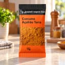 Tempero Cúrcuma (Açafrão da Terra) em Sachê Karpinski 15 g — na bancada da cozinha