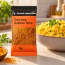 Tempero Cúrcuma (Açafrão da Terra) em Sachê Karpinski 15 g — com arroz dourado