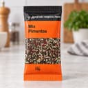 Tempero Mix de Pimentas em Sachê Karpinski 15 g — detalhe da embalagem e do rótulo