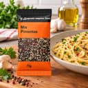 Tempero Mix de Pimentas em Sachê Karpinski 15 g — no preparo com espaguete ao alho e óleo