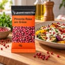 Tempero Pimenta Rosa em Grãos em Sachê Karpinski 15 g — no preparo com legumes grelhados com molho cremoso
