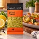 Tempero Lemon Pepper em Sachê Karpinski 50 g — com legumes assados