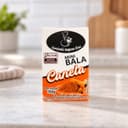 Mini Bala de Canela Display com 12 Karpinski — caixinha de 30 g, detalhe da embalagem e do rótulo