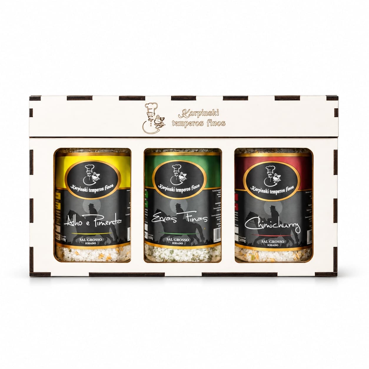 Kit Toque Gourmet Karpinski — embalagem em fundo branco