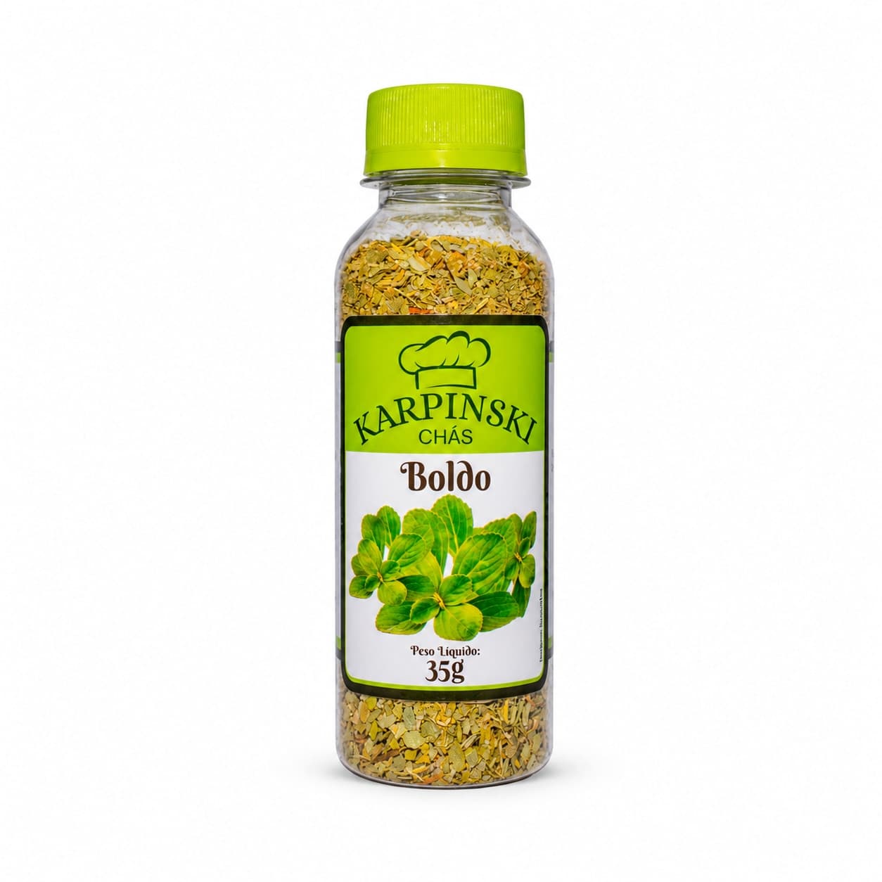 Chá de Boldo Karpinski 35 g — embalagem em fundo branco