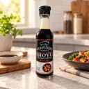Molho Shoyu Premium Karpinski 150 ml — na bancada da cozinha