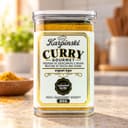 Tempero Curry Gourmet Karpinski 80 g — na bancada da cozinha